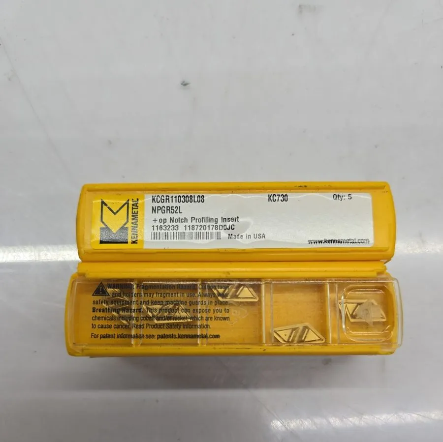 Режущий инструмент Kennametal NPGR52L KC730 KCGR110308L08 Carbide Profiling Inse