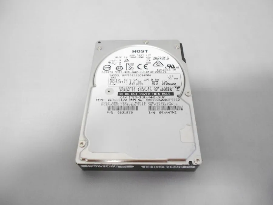 Жёсткий диск HP 787175-004 1.2TB 10K SAS 12Gb/s 2.5" Hard Drive HGST HUC101812CS