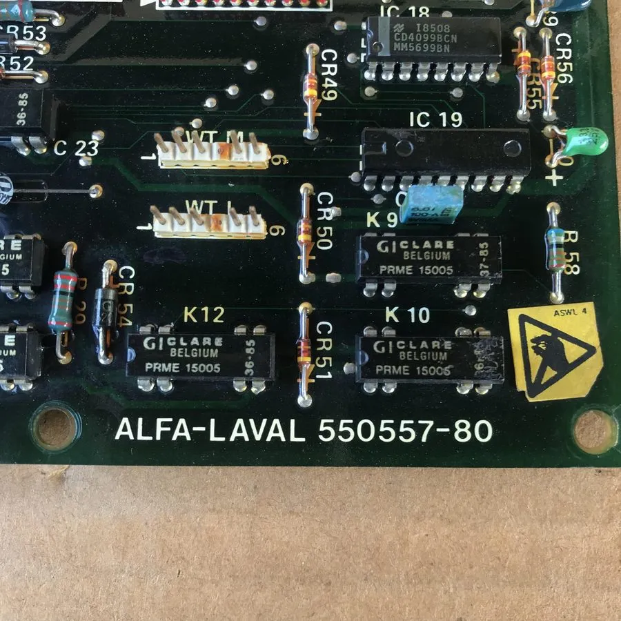 Климатическое оборудование ALFA LAVAL 550557-80 PURIFIER CONTROL MODULE MAIN BOA