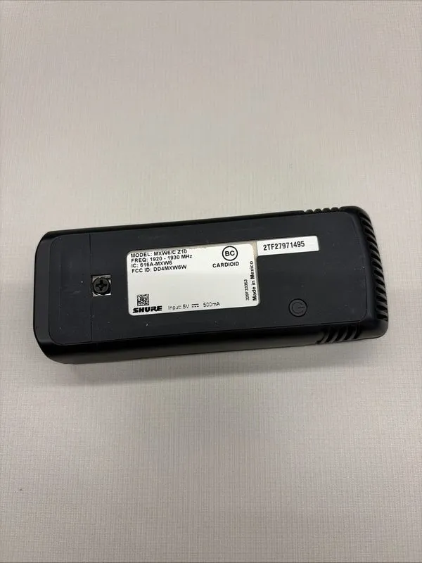 Радиосистема Shure MXW6/C Z10 Microflex Wireless Boundary Microphone Transmitter — фото лота 2
