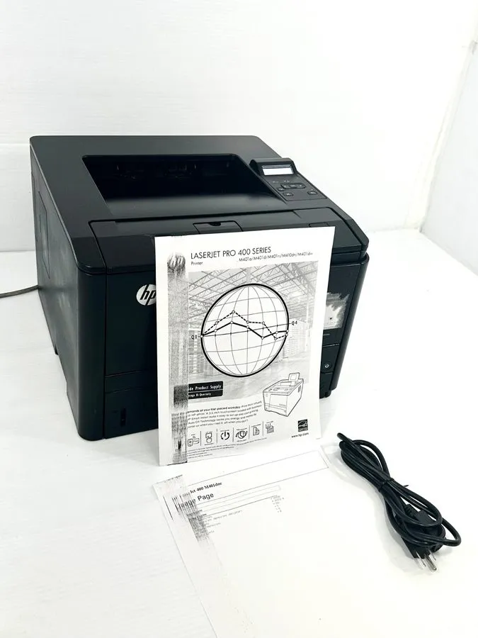 Лазерный принтер HP Laserjet M401dne Laser Printer Cleaned & Serviced COUNT 13,9 — фото лота 2