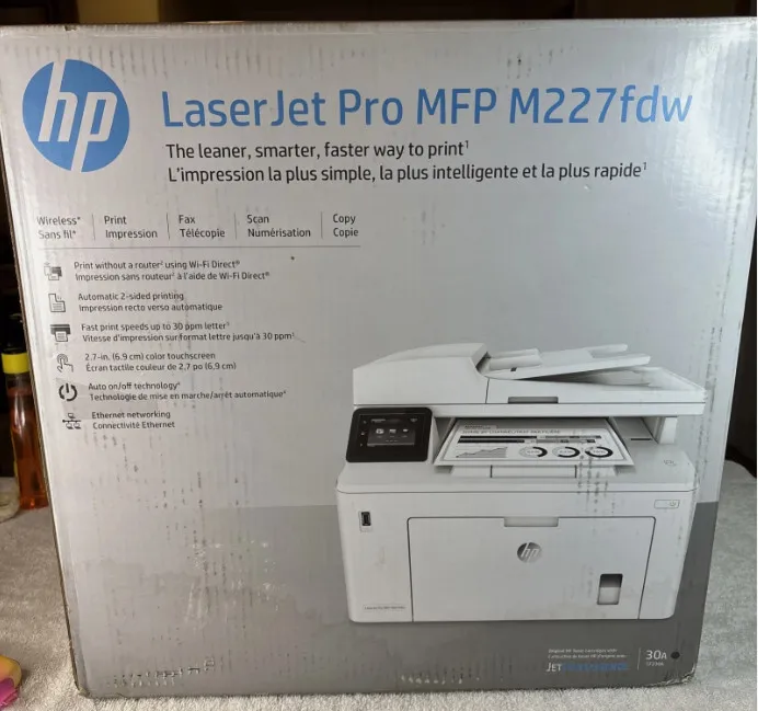 Лазерный принтер HP LaserJet Pro MFP M227fdw All-In-One Printer Laser Printer