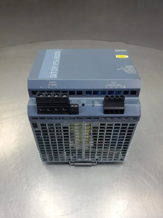 Блок питания SIEMENS 6EP1437-3BA10 SITOP PSU8200 POWER SUPPLY, 24VDC, 40A. 4E-21