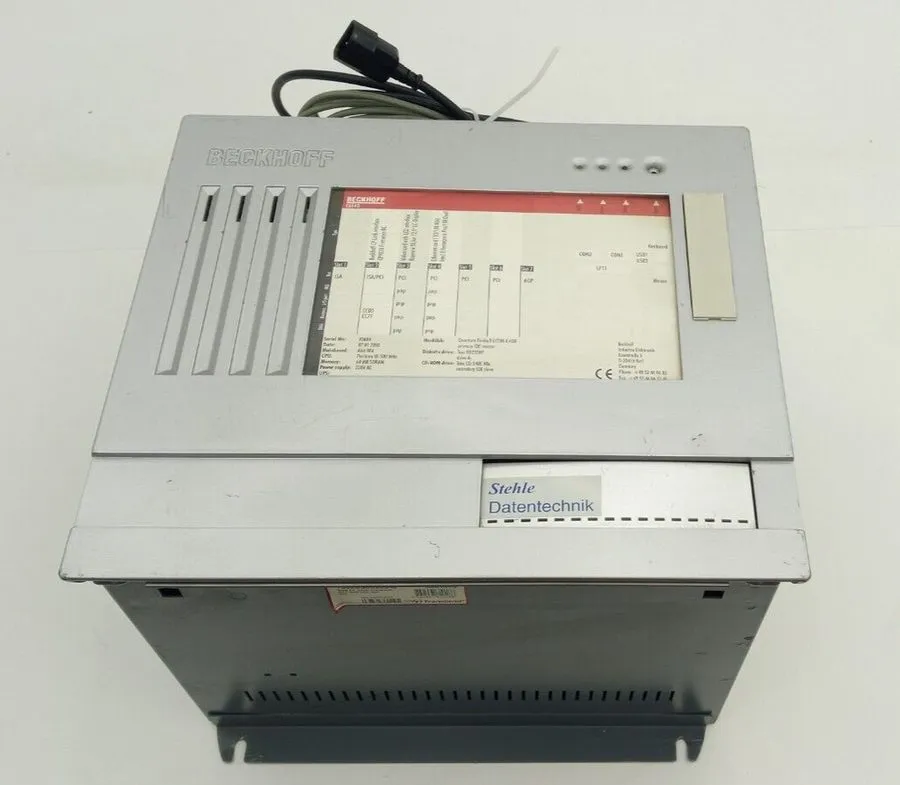 Промышленный компьютер Beckhoff C6140 Control Cabinet Industrial PC IPC-19 Indus — фото лота 1