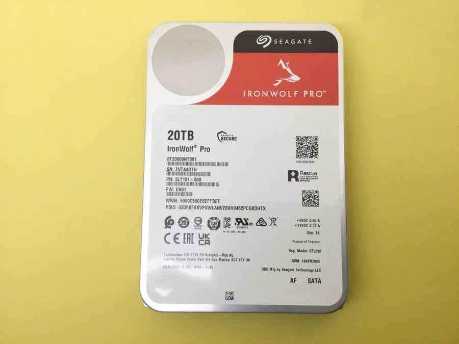 Жёсткий диск Seagate Ironwolf Pro 20TB 7200RPM SATA 6Gb/s 3.5" NAS HDD ST20000NT