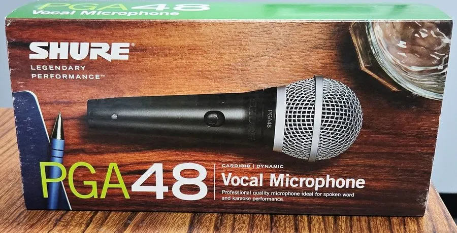 Микрофон Shure PGA48 PGA48-LC Dynamic Microphone Cardioid Authentic