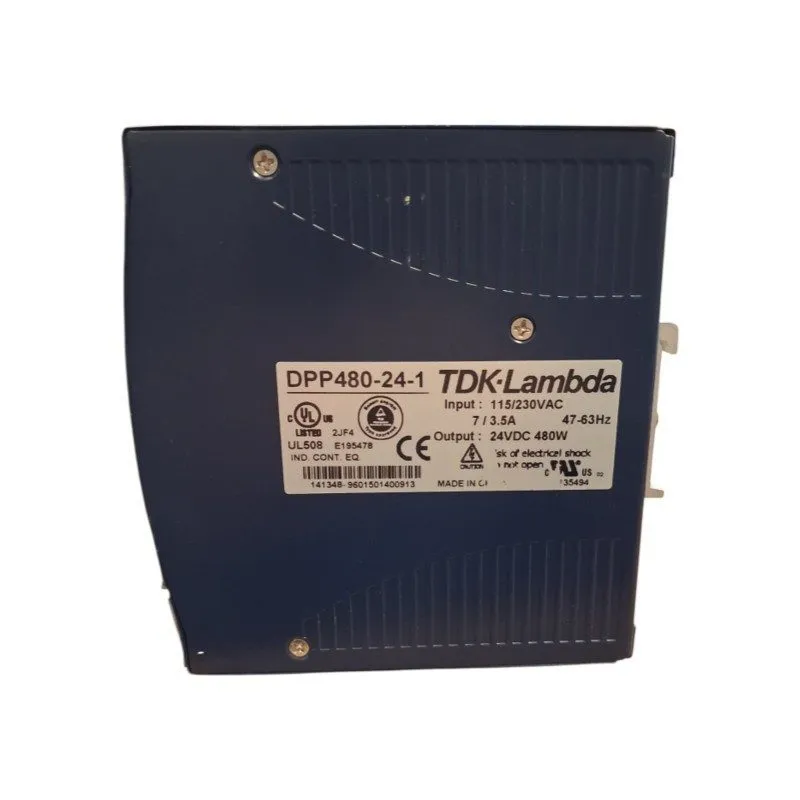 Блок питания TDK-Lambda DPP480-24-1 DIN Rail Power Supply AC-DC 24VDC 20A 480W