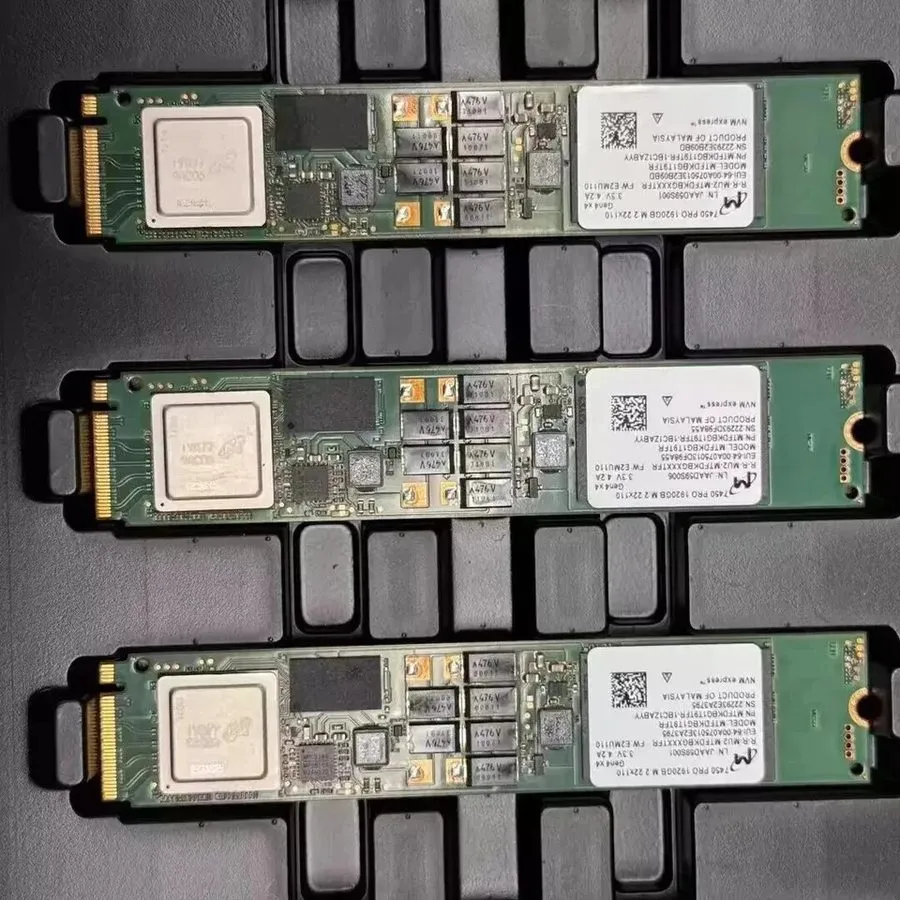 SSD-накопитель Micron 7450 PRO 1.92TB M.2 SSD 22110 Gen4×4 NVME MTFDKBG1T9TFR-1B — фото лота 1