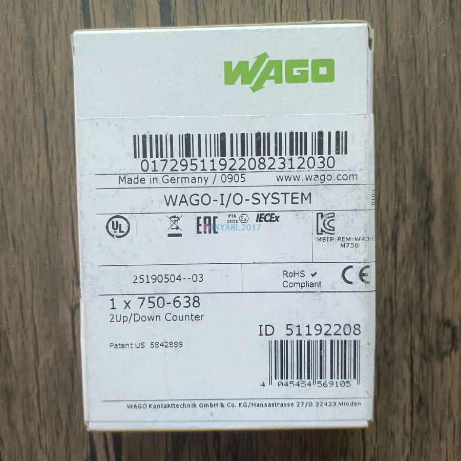 Модуль WAGO 750-638 COUNTER MODULE 24VDC