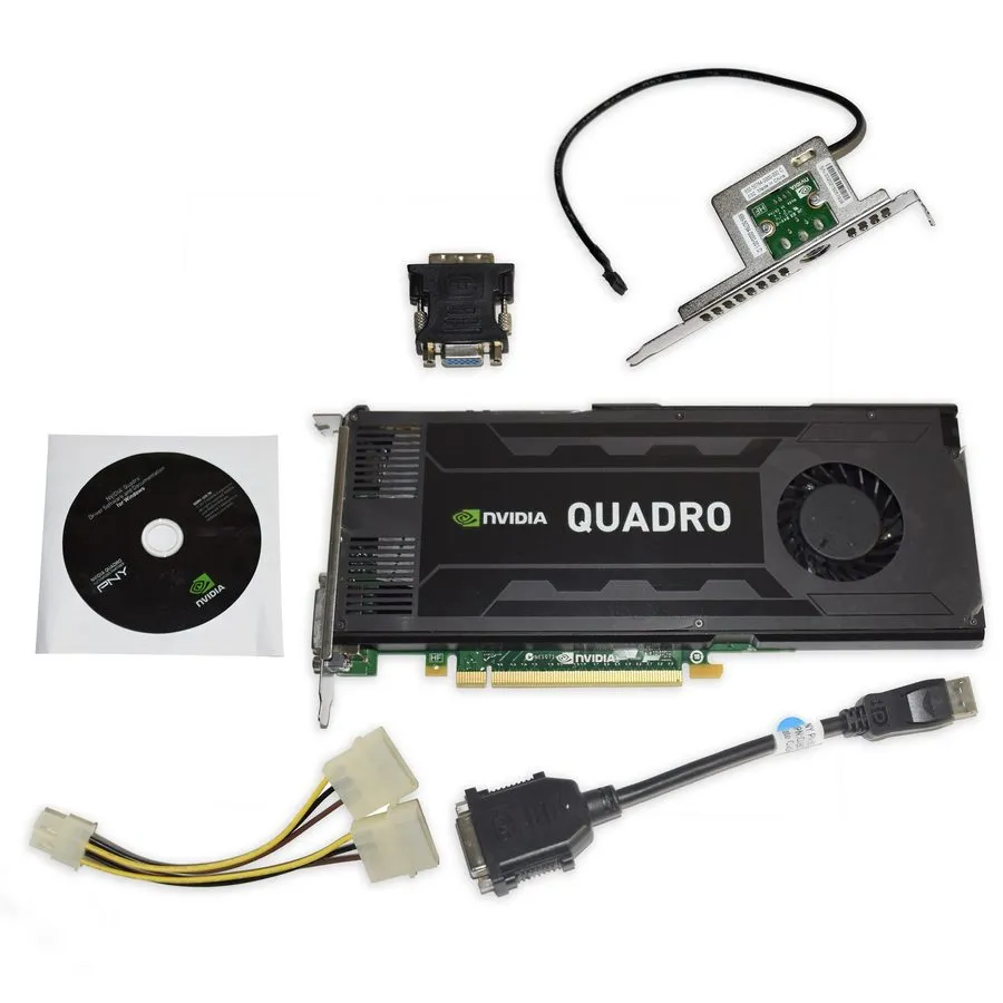 GPU-ускоритель VCQK4000-PB PNY NVIDIA QUADRO K4000 3GB DDR5 192-bit DP/DVI Video — фото лота 2