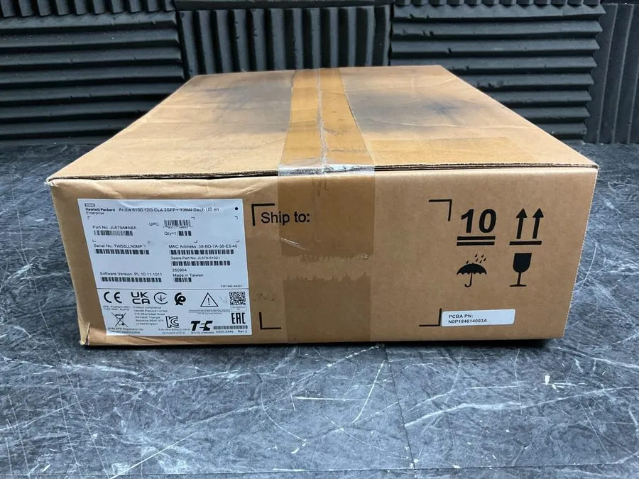 Коммутатор HPE Aruba 6100 12 port Gigabit PoE+ Switch JL679A 💚❤️💚❤️💚❤️ SEALED