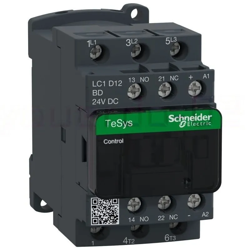 Контактор Schneider LC1D12BD TeSys Deca three-pole contactor, 12A, 24VDC, cULus