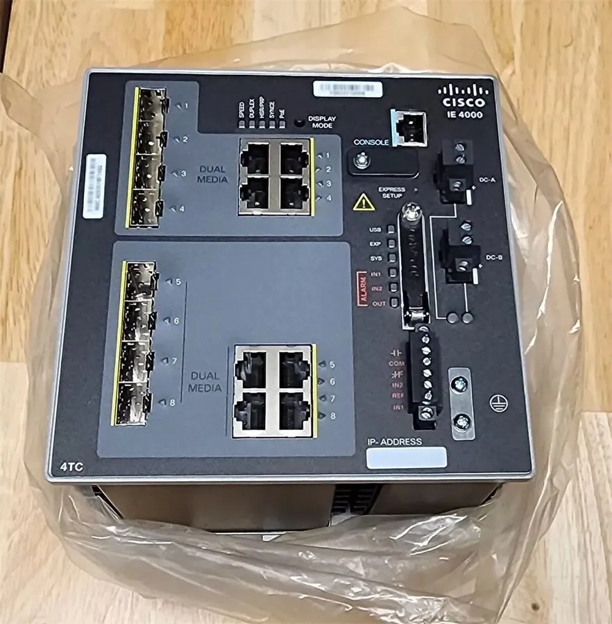 Коммутатор Cisco IE-4000-4TC4G-E 8 Ports Industrial Ethernet Switch
