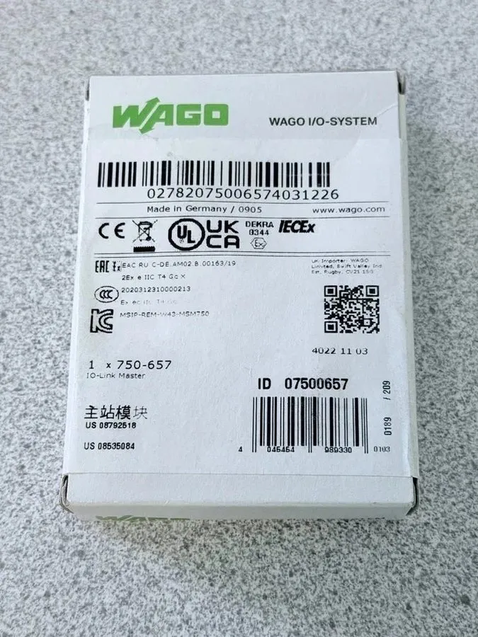 Модуль WAGO 750-657 IO-Link Master Module