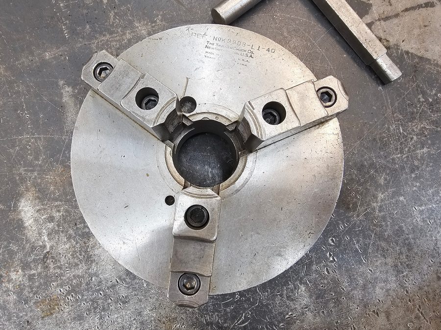 Режущий инструмент Skinner 8" 3-Jaw Lathe Chuck L1/Flat Back Mounting ( ) K3908- — фото лота 1