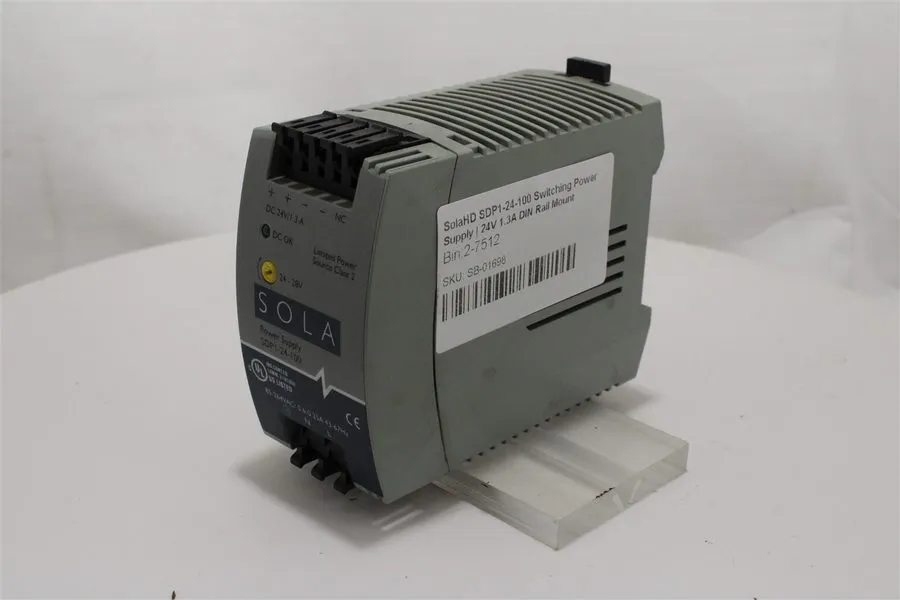 Блок питания Sola SDP1-24-100 DIN Rail Power Supply 85-264VAC Input, 24VDC Outpu — фото лота 1