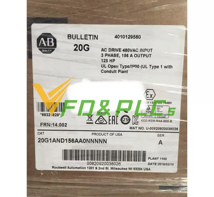 Частотный преобразователь 20G1AND156AA0NNNNN