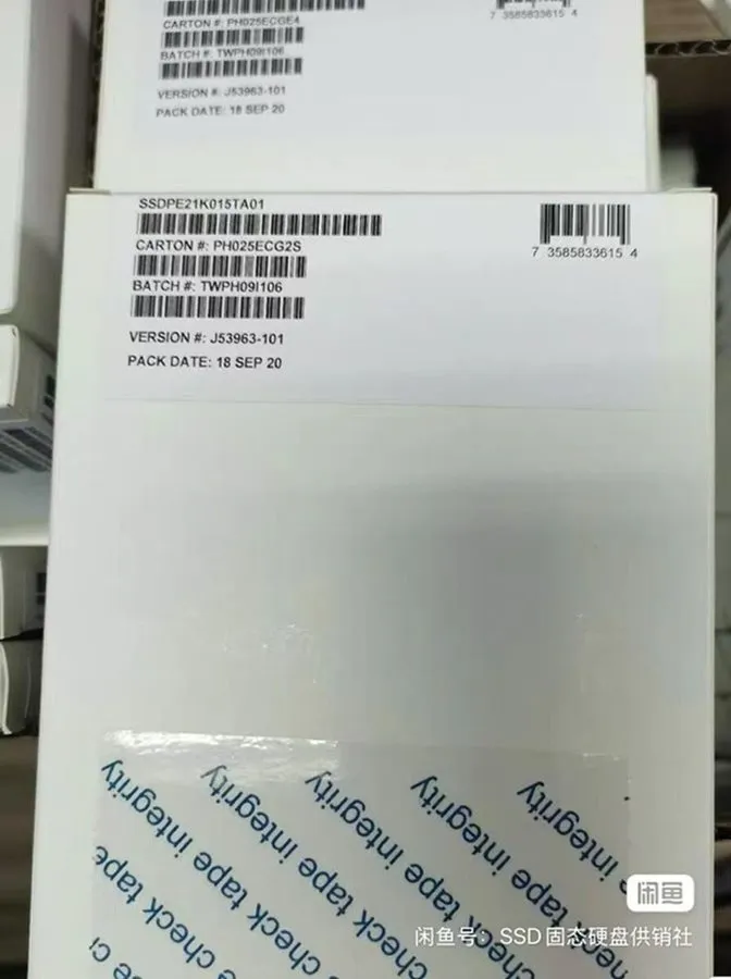 SSD-накопитель Intel Optane P4800x 1.5TB 2.5" 6Gb/s U.2 NVME PCIE SSDPE21K015TA