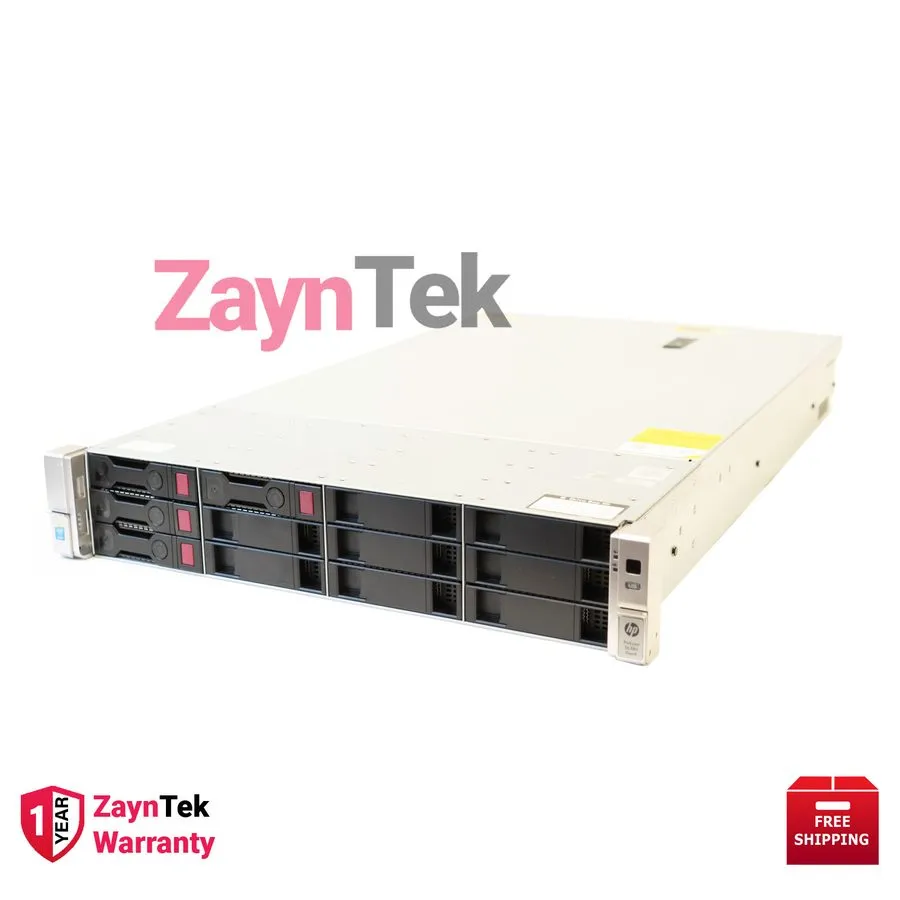 Сервер HPE PROLIANT DL380 G9 12LFF RACKSERVER 64GBDDR4 1xE52630v3 NEWHPE 24TB HD
