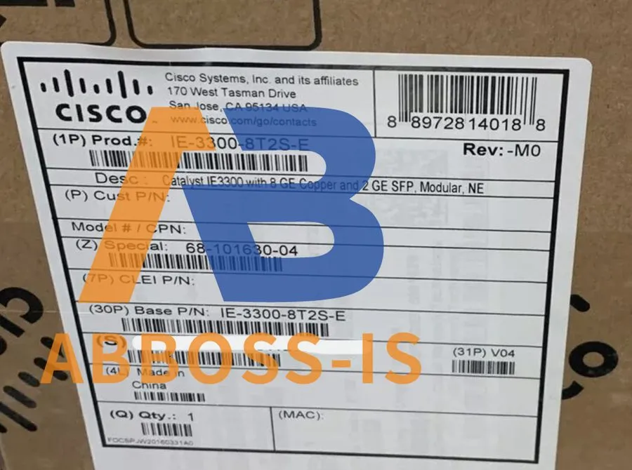 Коммутатор Cisco IE-3300-8T2S-E Industrial Ethernet Switch 8-Port