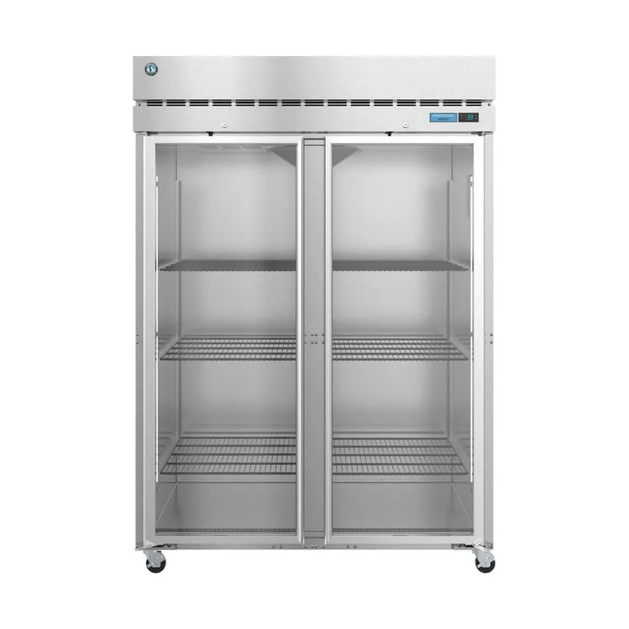 Морозильный шкаф Hoshizaki F2A-FG 55" Two Section Reach-In Freezer w/ 2 Glass Do — фото лота 1
