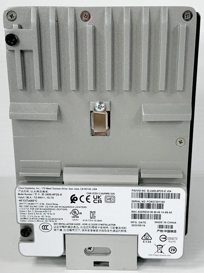 Коммутатор CISCO IE-3400-8P2S-E INDUSTRIAL ETHERNET SWITCH
