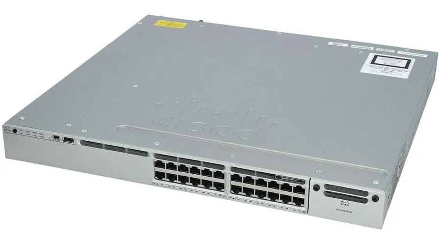 Коммутатор Cisco Catalyst WS-C3850-24P-E Switch 24 Port Gigabit PoE+ 715W