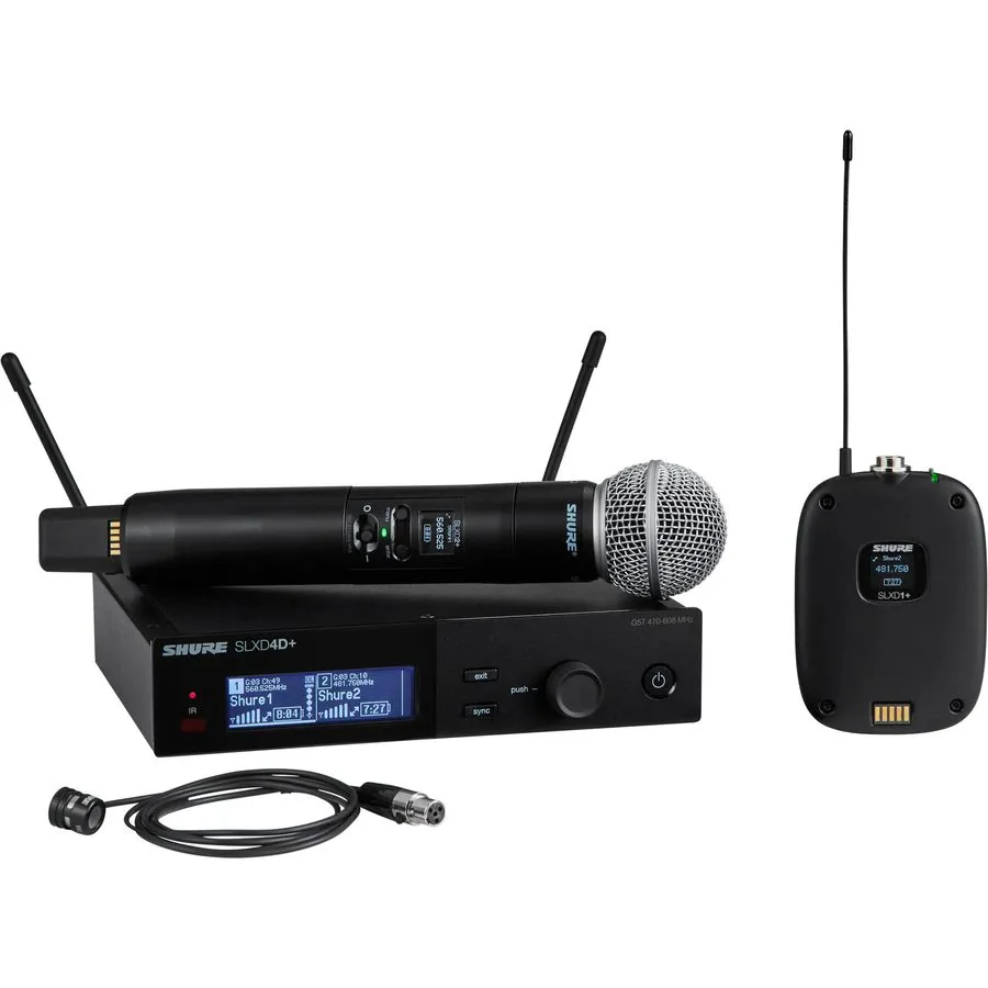 Радиосистема Shure SLXD124+/85M Digital Wireless Combo Microphone System G57: 47