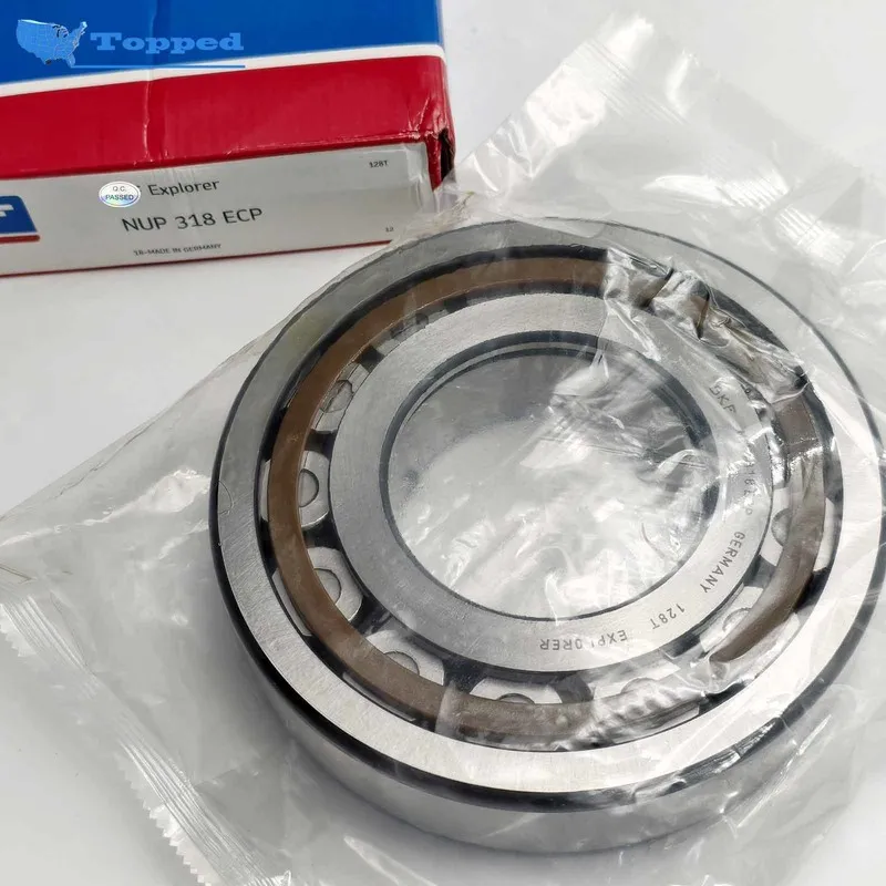 Подшипник SKF NUP318 ECP Cylindrical Roller Bearing 90x190x43mm