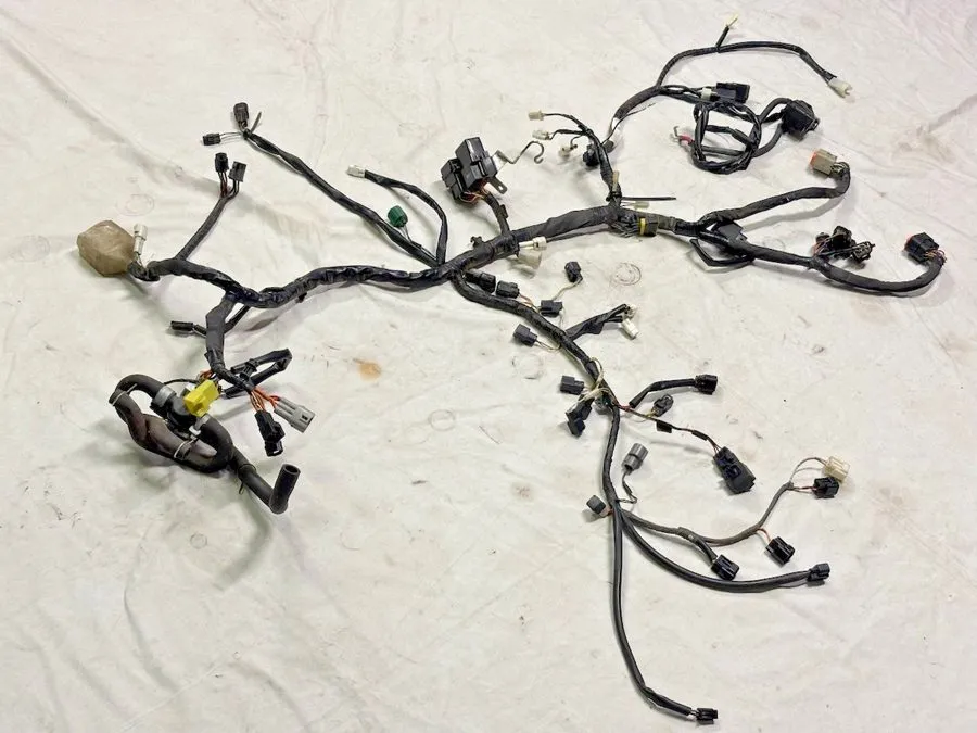 Жгут проводов 2007 2008 07 SUZUKI GSXR 1000 MAIN ENGINE WIRING HARNESS LOOM 3661