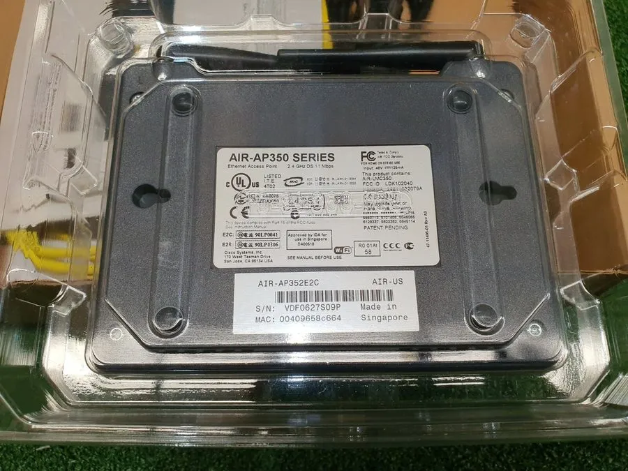Маршрутизатор CISCO AIR-AP 352E2C 350 Wireless Access Point 802.11b WAP