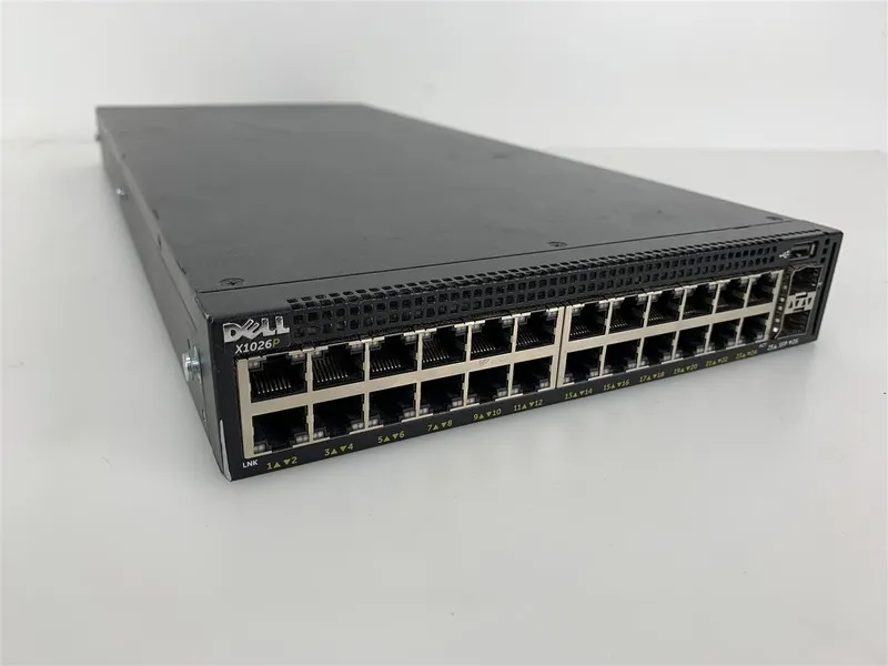 Коммутатор Dell X1026P 24-Port PoE+ Gigabit Managed Switch DP/N: 62MWJ