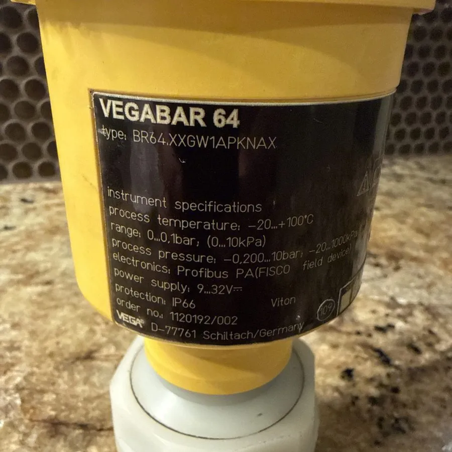 Датчик давления Vega Vegabar 64 Pressure Transmitter BR64.XXGW1APKNAX — фото лота 1