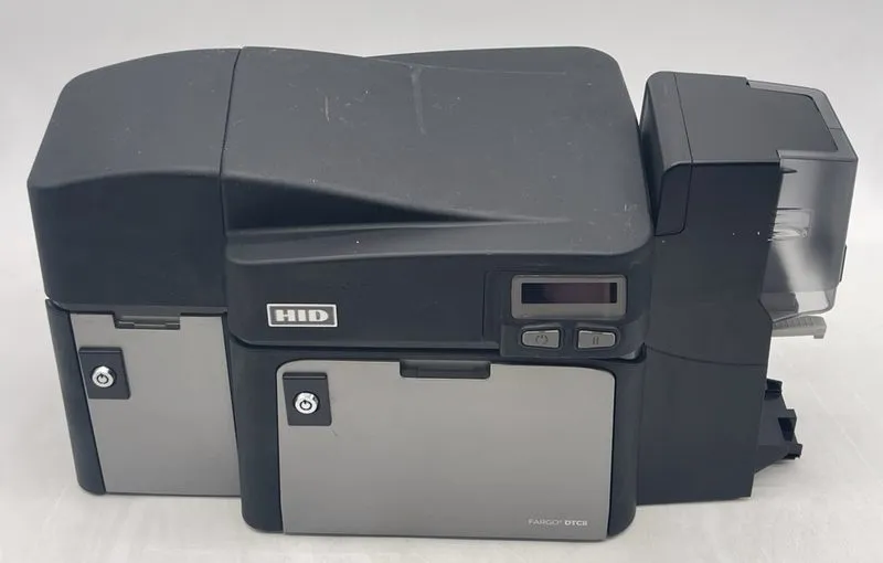 Принтер этикеток HID Fargo DTC4250e ID Card Printer & Encoder Fair Condition — фото лота 2