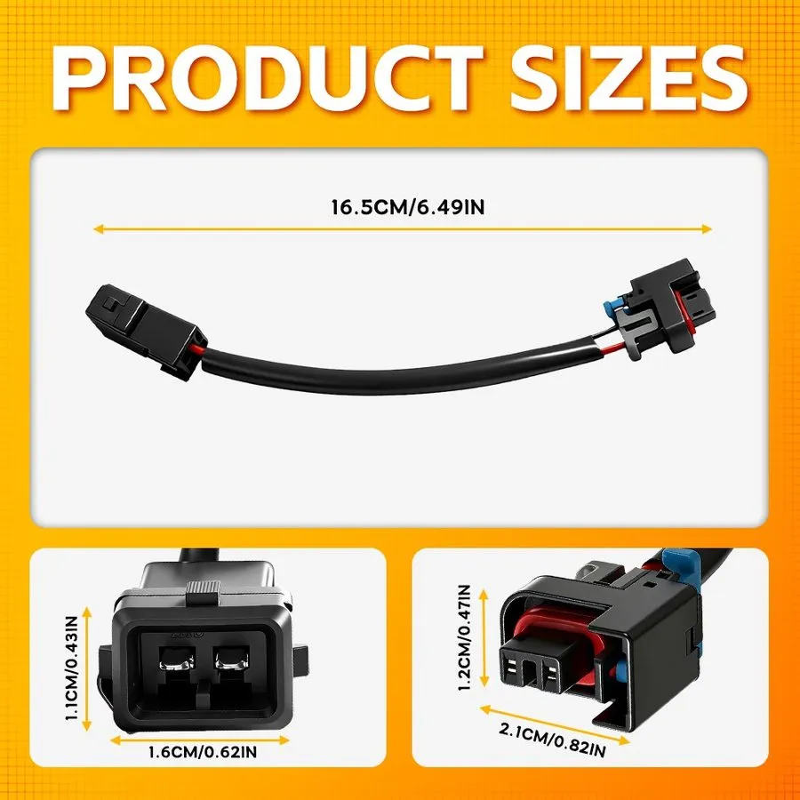Жгут проводов 8-80 Injector Harness для LQ4 LQ9 4.8 5.3 6.0 to EV1 LS1 LS6 LT1 E — фото лота 2