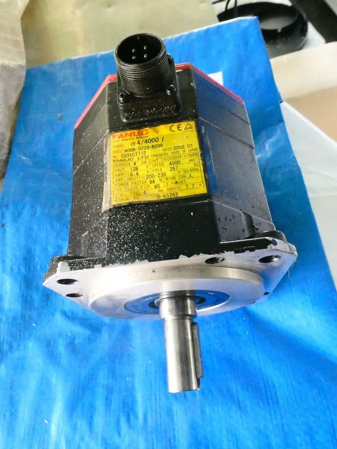 Серводвигатель FANUC AC SERVO-MOTOR 1.4kW 4000rpm Absolute Encoder A06B-0223-B20