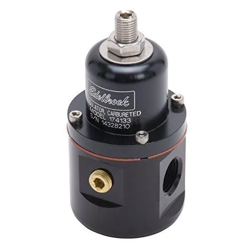 Трубопроводная арматура EDELBROCK Fuel Pressure Regulator Bypass Style 160GPH Bl