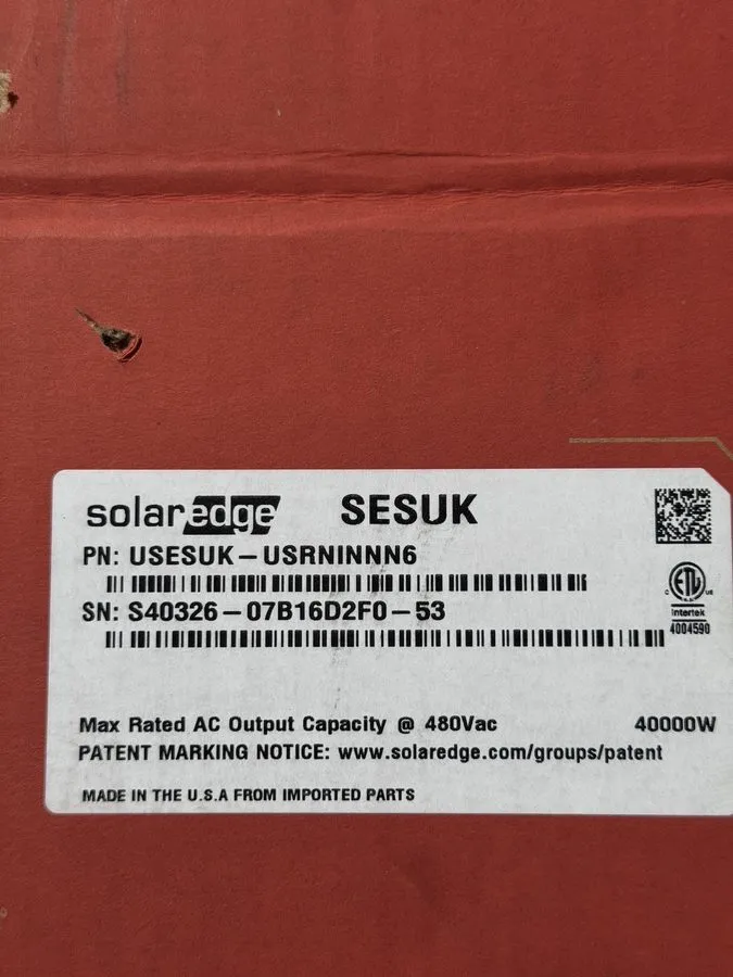 Инвертор SolarEdge Synergy 3-Phase Inverter USESUK-USRNINNN6