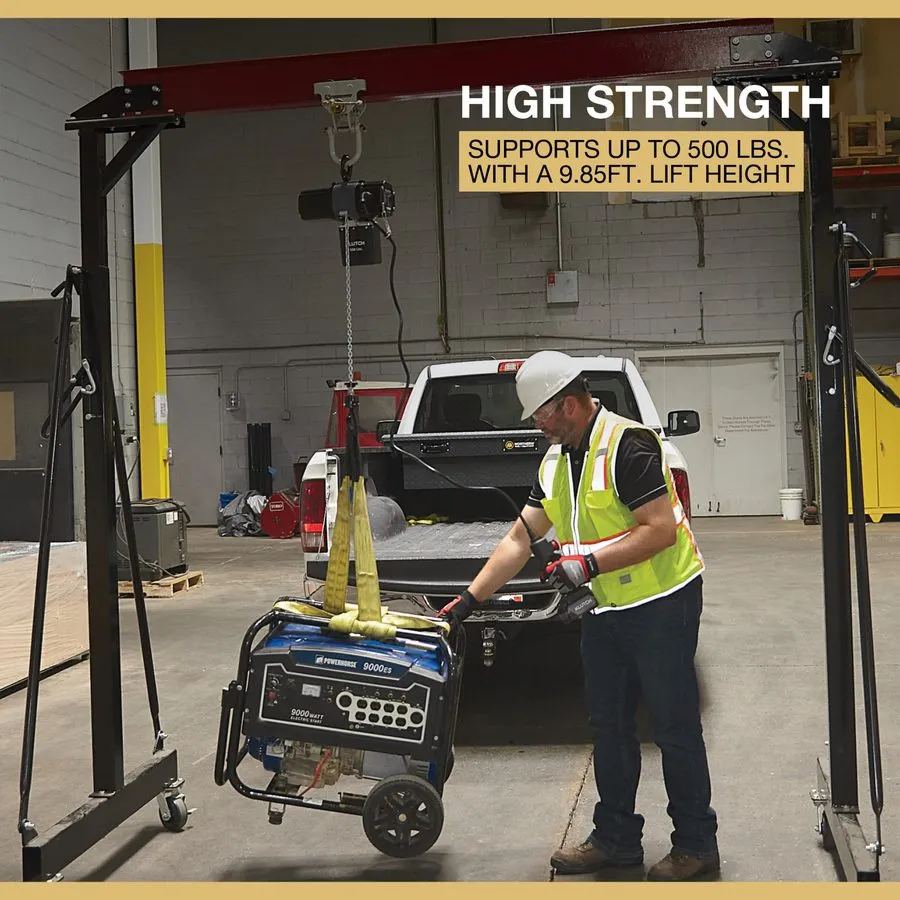 Таль Strongway Mini Electric Chain Hoist, 500-Lb. Capacity, 16.4ft. Lift — фото лота 2