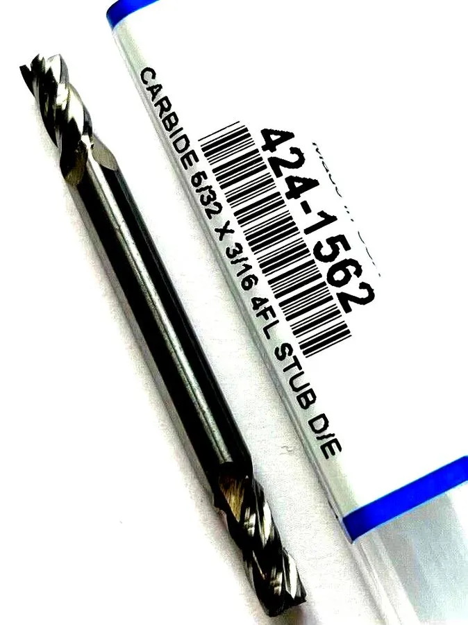 Режущий инструмент 5/32" 4 FLUTE DOUBLE END STUB SOLID CARBIDE END MILL OSG 424-