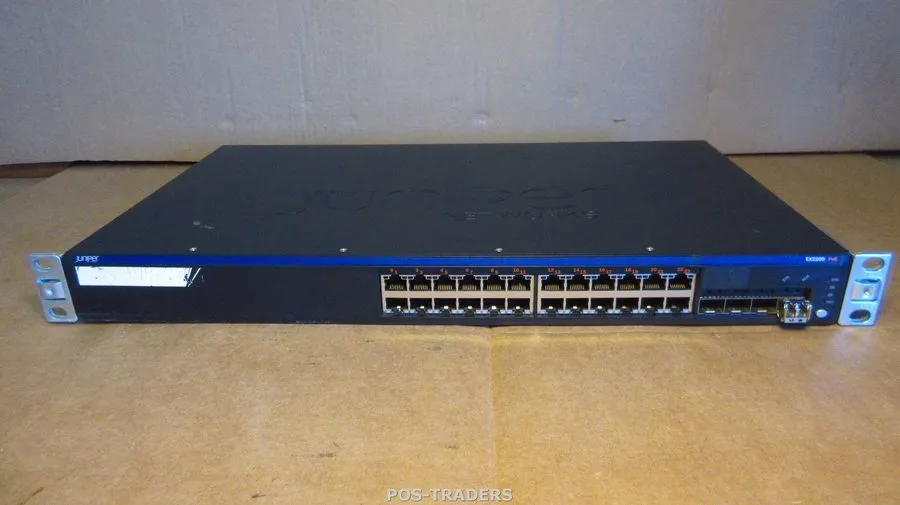 Коммутатор Juniper EX2200-24P-4G 24 Port POE Gigabit Managed Ethernet Switch