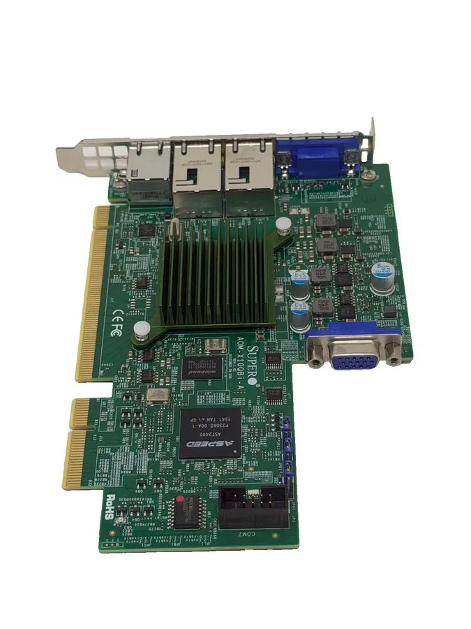 Сервер Supermicro AOM-X10QBi-A Dual 10GBE Base Add-On Module Server Expansion VG
