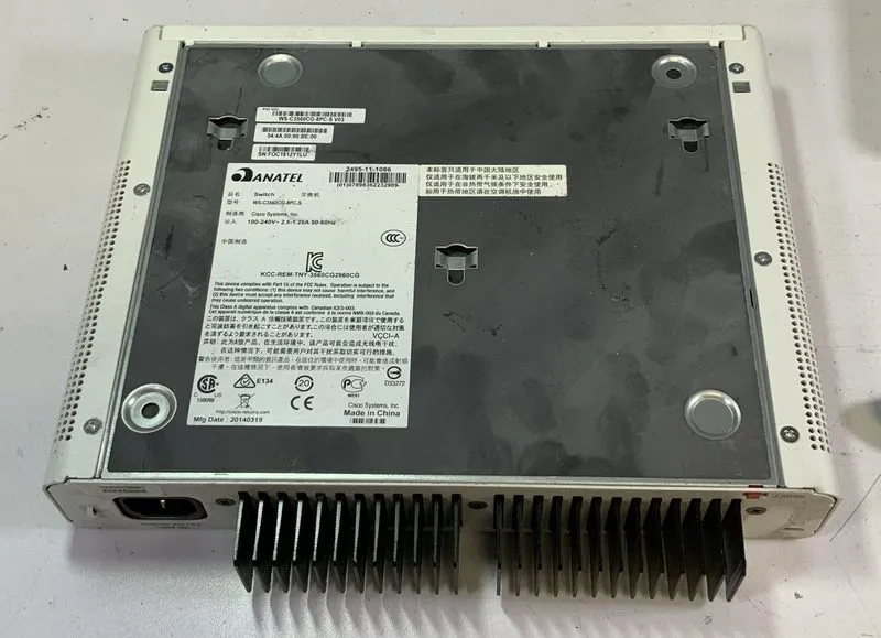 Коммутатор Cisco Catalyst WS-C3560CG- -S 8-Port PoE Gigabit Managed Switch — фото лота 2