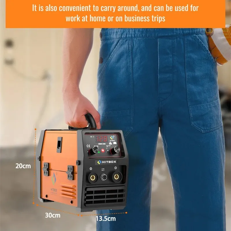 Сварочная маска 3in1 HBM1200 MIG TIG Welder No Gas Inverter 110/230V DC ARC TIG  — фото лота 2