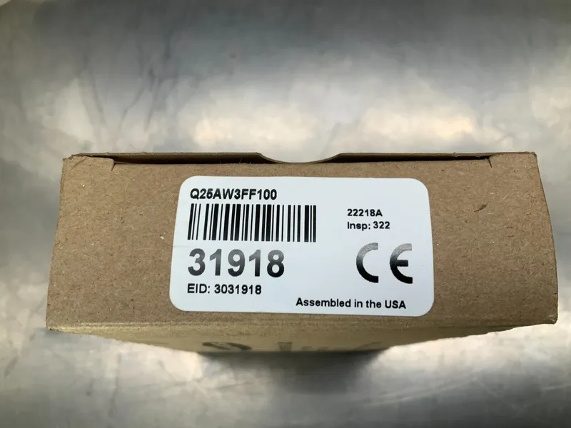 Фотоэлектрический датчик Banner Q25AW3FF100 Photoelectric Sensor 31918