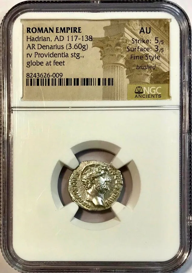 Лабораторный прибор 117-138 AD HADRIAN FINE STYLE ANCIENT ROMAN SILVER DENARIUS  — фото лота 1