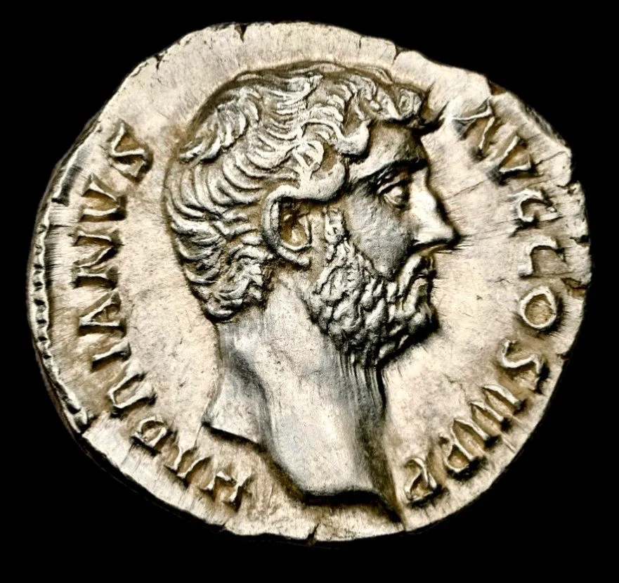 Лабораторный прибор 117-138 AD HADRIAN FINE STYLE ANCIENT ROMAN SILVER DENARIUS  — фото лота 2