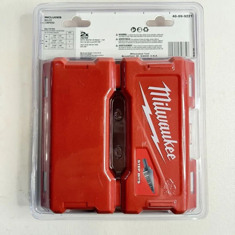 Режущий инструмент Milwaukee 48-89-9221 Milwaukee Tool Step Drill Bit Set