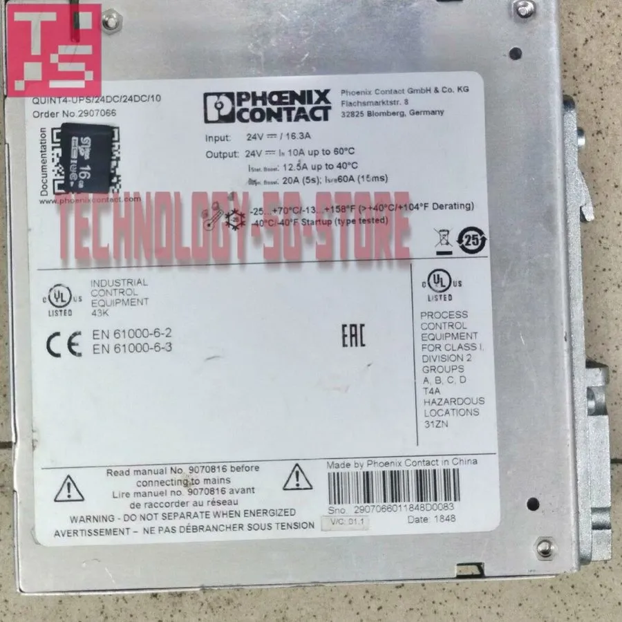 Блок питания Phoenix Contact QUINT4-UPS/24DC/24DC/10 2907066 Power Supply