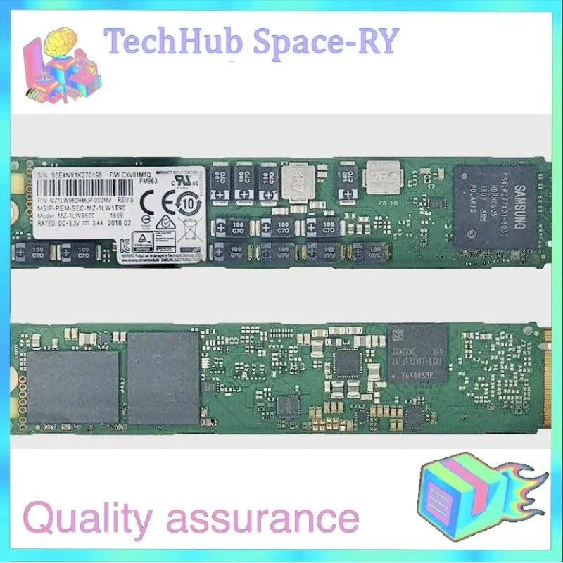 SSD-накопитель MZ-1LW9600 Samsung PM963 Series 960GB NVMe PCI Express M.2 22110 